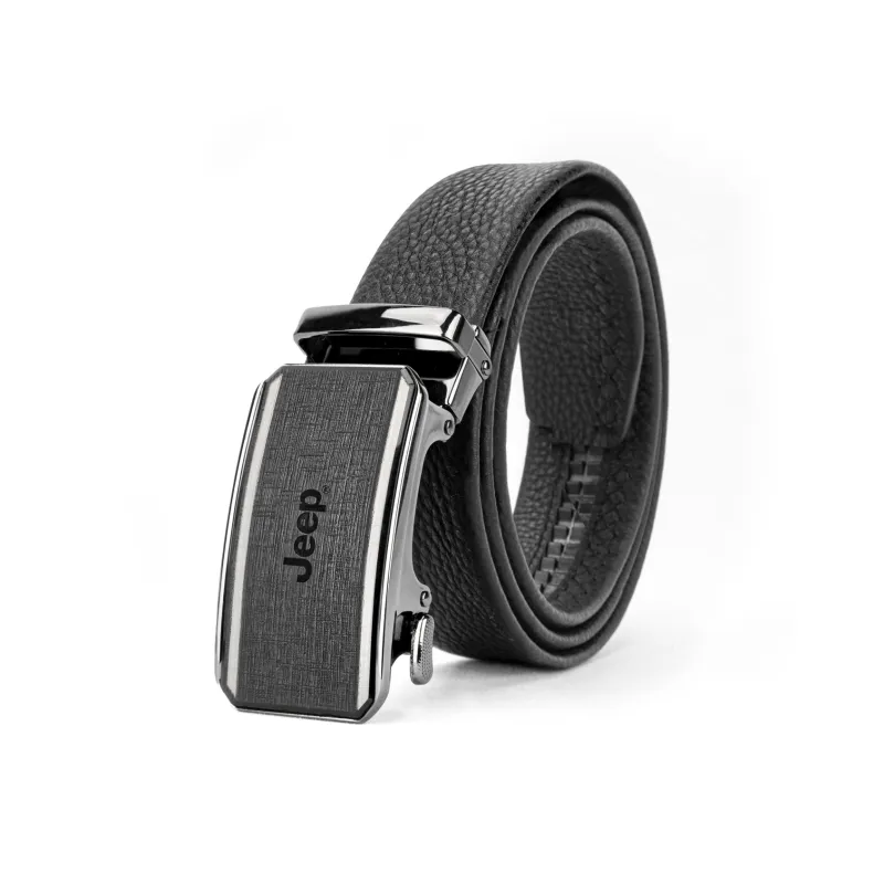 Jeep Top Grain Cow Leather Belts Men's 3.5cm-4