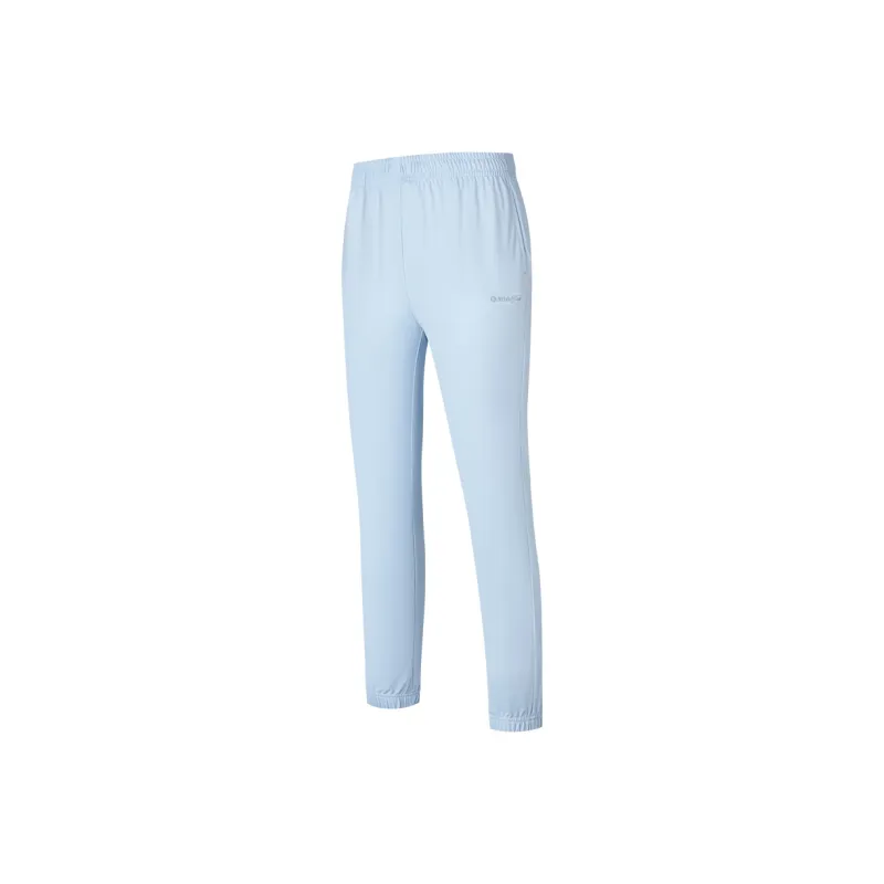 QIAODAN Knitted Sweatpants Women's Dream Blue-0
