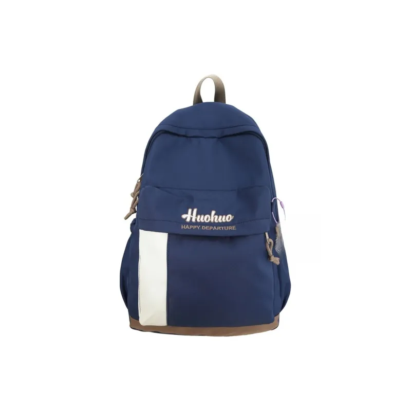 AIBAG Nylon Backpack Unisex White/Black/Purple/Khaki/Blue-24