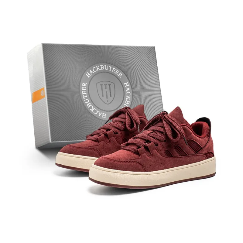 HACKBUTEER Low Top Skateboard Shoes Men's Box Included-8
