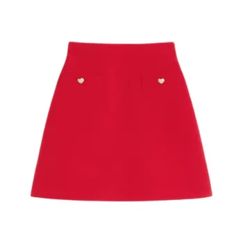 Valentino Crepe Couture Miniskirt