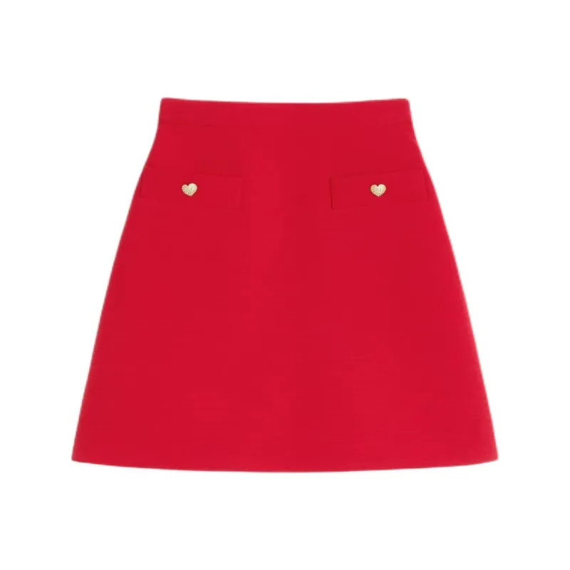 Valentino Crepe Couture Miniskirt-0