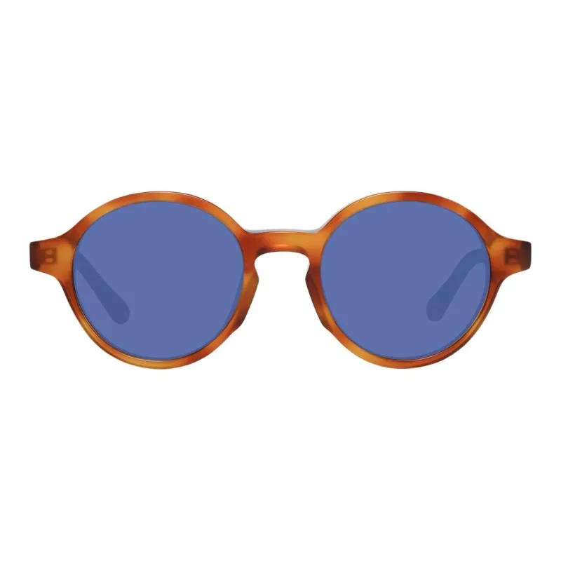 Ted Baker Plastic Acetate Round Sunglasses Men's Tortoiseshell-1