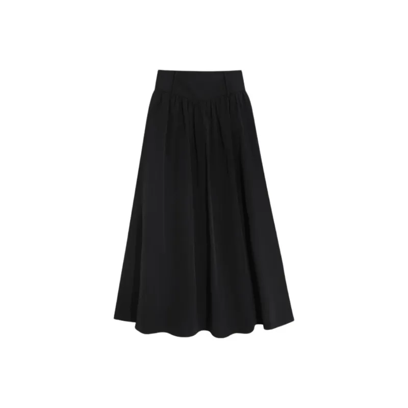 DREAM SEVEN 77 Casual Long Skirt Women's Black-0