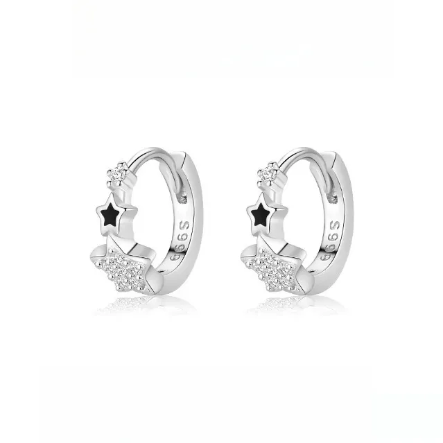 Mr. Shang 999 Fine Silver Earrings Unisex-2