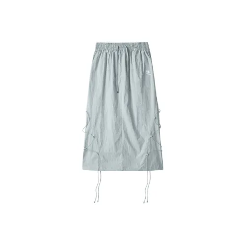 Skechers x Targetto Casual Long Skirts Women's Light Dusty Gray