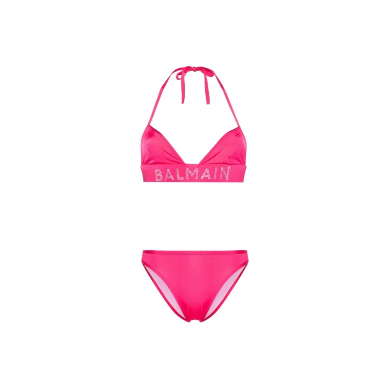 BALMAIN Logo embellished Bikini Set-0
