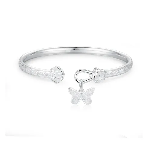 7℃ 999 Fine Silver Bangles Women's
