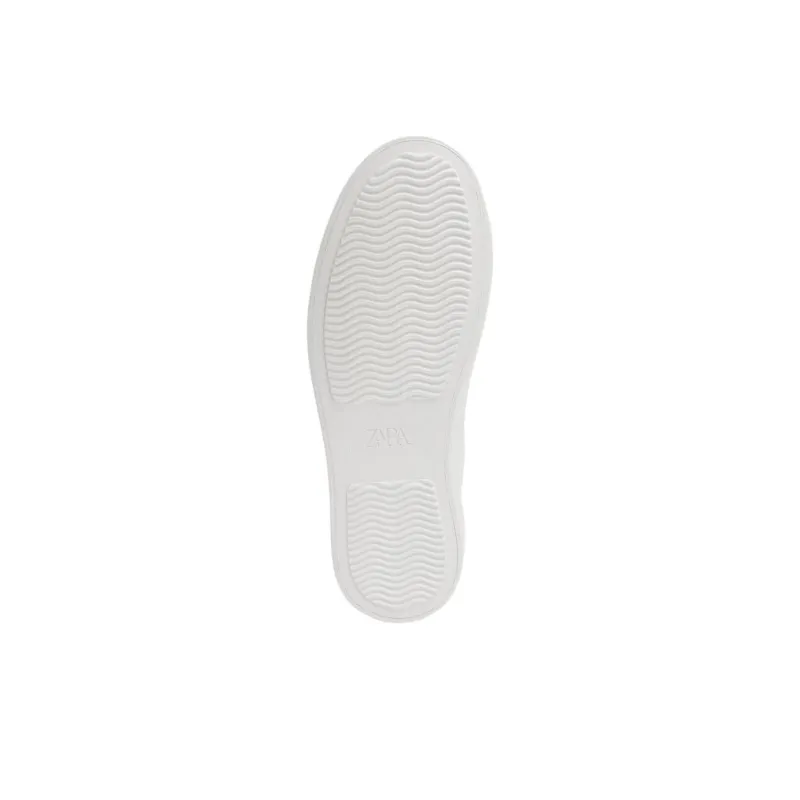 ZARA Low Top Skateboard Shoes Women's White-5