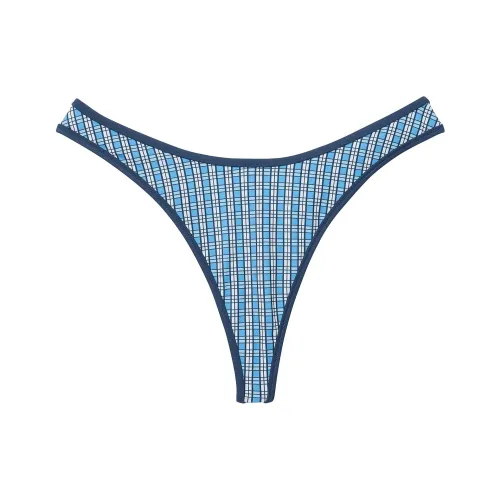 Victoria's Secret PINK By Frankies Bikinis Moon Bay Bikini Bottom / SP Swimming Shorts Women's Blue
