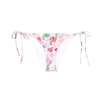 GANNI Floral print String Bikini Bottoms