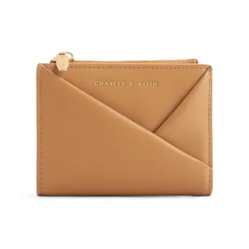 CHARLES&KEITH PU Wallet Women's Camel/Milk White