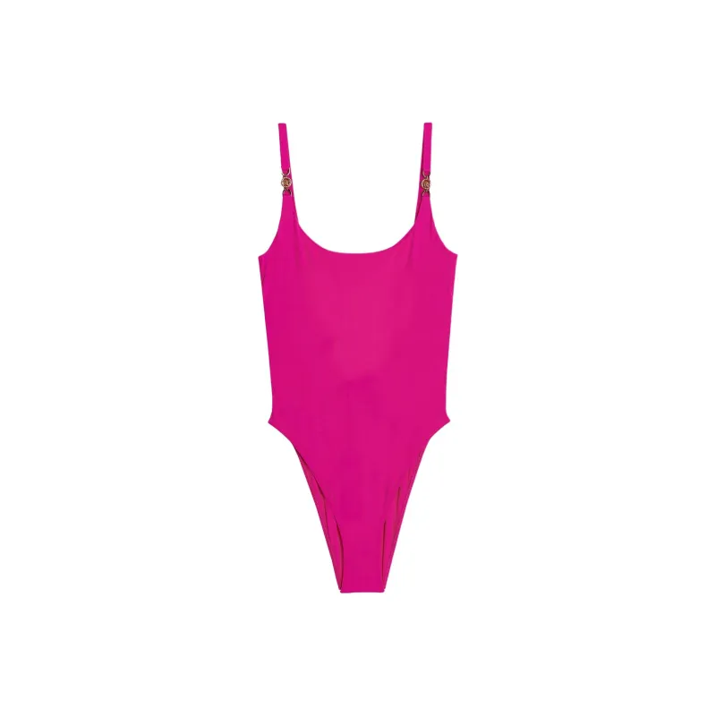 FANSIZHE One piece Swimsuit Women's Rose Red-0