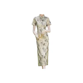 Mapping Cheongsam Women's Champagne