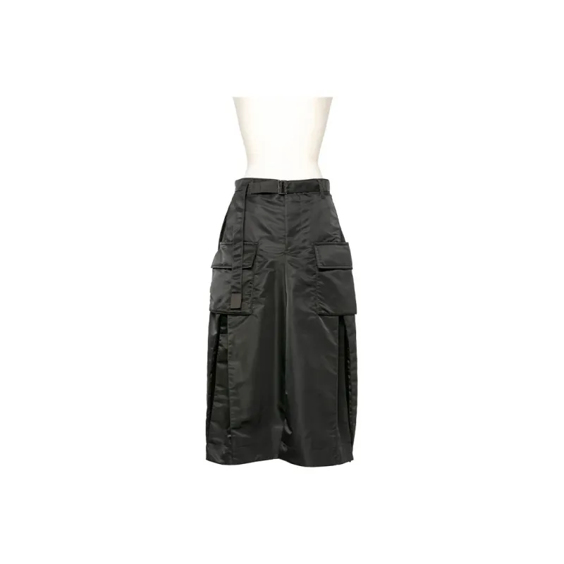 Sacai All over slits Midi Skirt-0