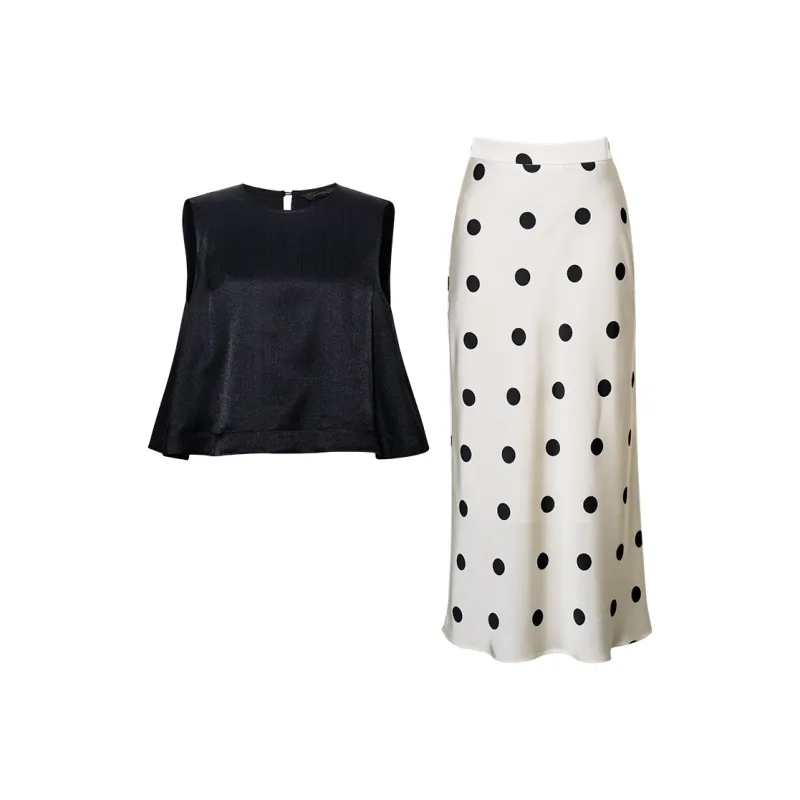 ROEYSHOUSE Two Piece Skirt Sets Women's-0