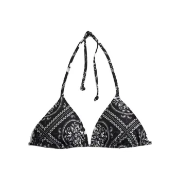 H&M Bikini Women's Black/Pattern