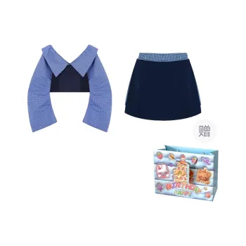 Gentle Welcome Skirt Set Women's Night Sea Blue Top/Skirt