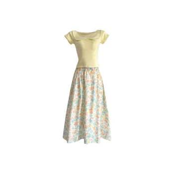 Udon House Two Piece Skirt Sets Women's