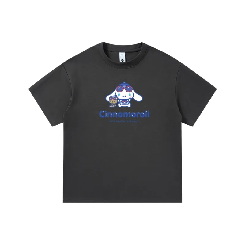 Sanrio x CINNAMOROLL Yugui Dog T Shirt Unisex White-10