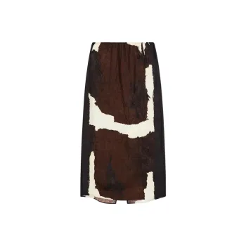 Massimo Dutti Casual Long Skirt Women's Brown
