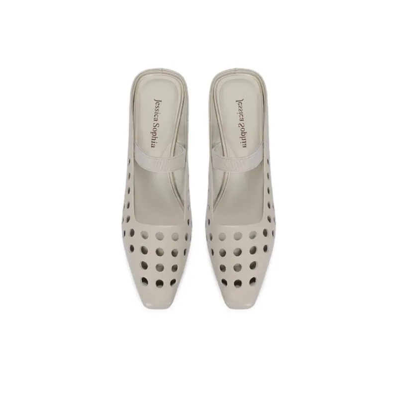 JESSICA SOPHIA Rubber Sole Abrasion Resistant Slip Resistant Closed Toe Slippers Women's-2