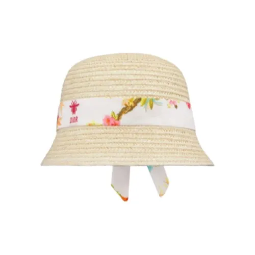 DIOR Cotton Bucket Hats Kids' White