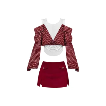 Incolore Two Piece Skirt Sets Women's