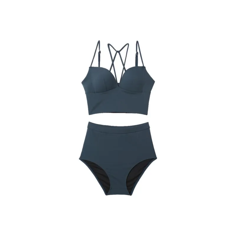 VIKINI VENDER SWIM WEAR & BEACH WEAR Bikini Women's Dark Green-0