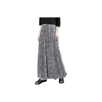 TOUCH Casual Long Skirt Women's Dark Gray