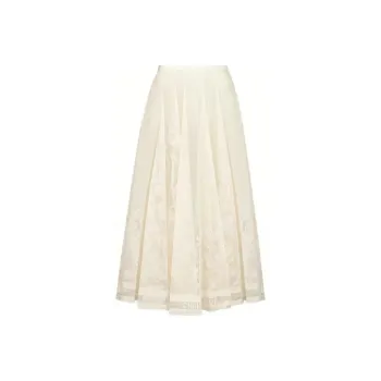 DIOR Casual Long Skirt Women's White
