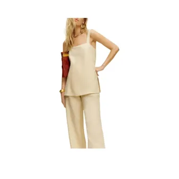 REFORMATION Kristen Linen Two Piece Casual Suit Women's