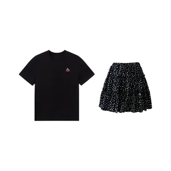 PAIN OR PLEASURE Skirt Set Women's Black