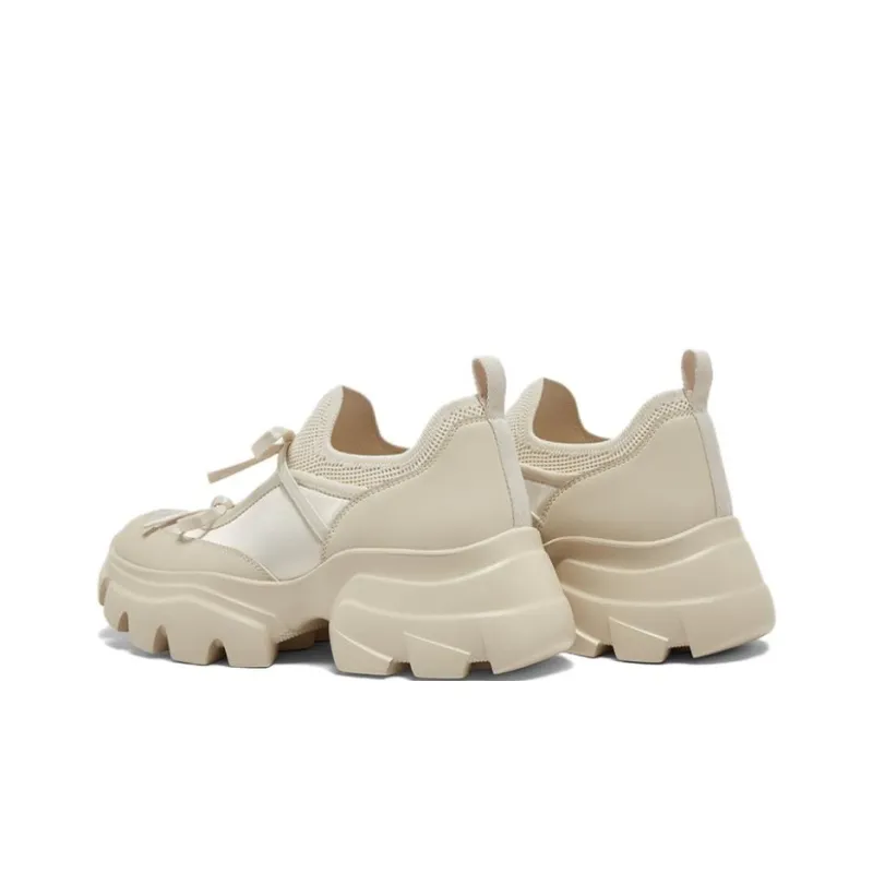 BASTO Abrasion Resistant Low Top Chunky Sneakers Women's-3