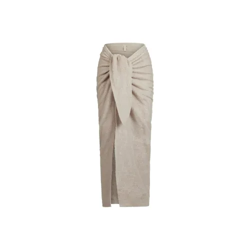 SKIMS SS25 TERRY COVER UPS SARONG Swim Dresses & Skirts Women's STONE/Stone Color