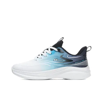 WARRIOR Running Shoes Men Low Top White Blue Black