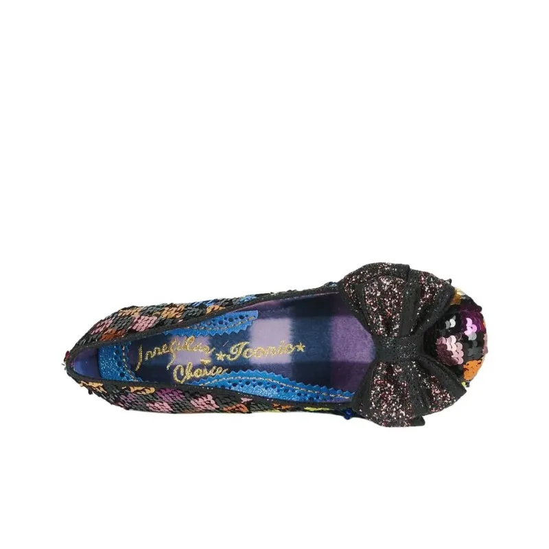 IRREGULAR CHOICE Ban Joe Cone Heel High Heels Women's Black-5