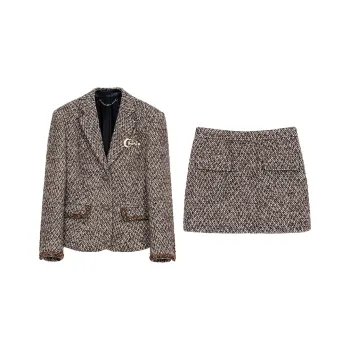 NancyCavally Skirt Set Women's Brown