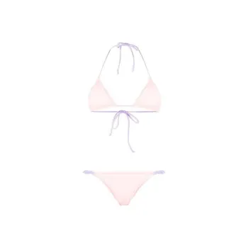 REINA OLGA Scrunchie Triangle Cup Bikini Set