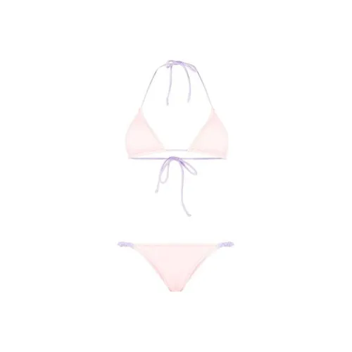 REINA OLGA Scrunchie Triangle Cup Bikini Set