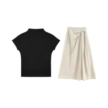COVER TIME Skirt Set Women's Black