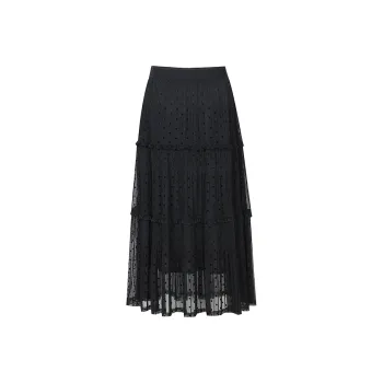 Firststation Casual Long Skirts Women's Black