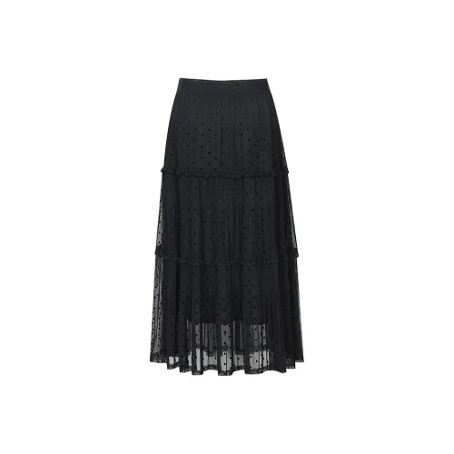 Firststation Casual Long Skirts Women's Black