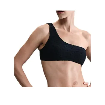 Nike Swim Swoosh Link Women's Terry Asymmetrical Bikini Top