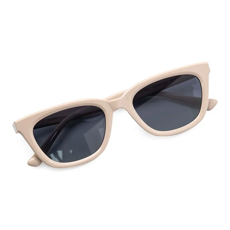 HELEN KELLER Plate Frame Cat Eye Sunglasses Unisex-4