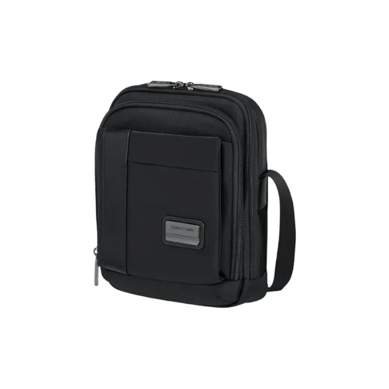 SAMSONITE Fabric Shoulder Bag, Crossbody Bag Medium Size Men's Black-1