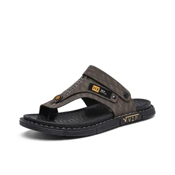 Shiozawa Rubber Sole Stitching Abrasion Resistant Slip Resistant Flip Flops Men's
