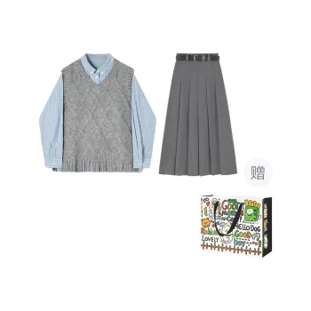 Dippanis Two Piece Skirt Sets Women's