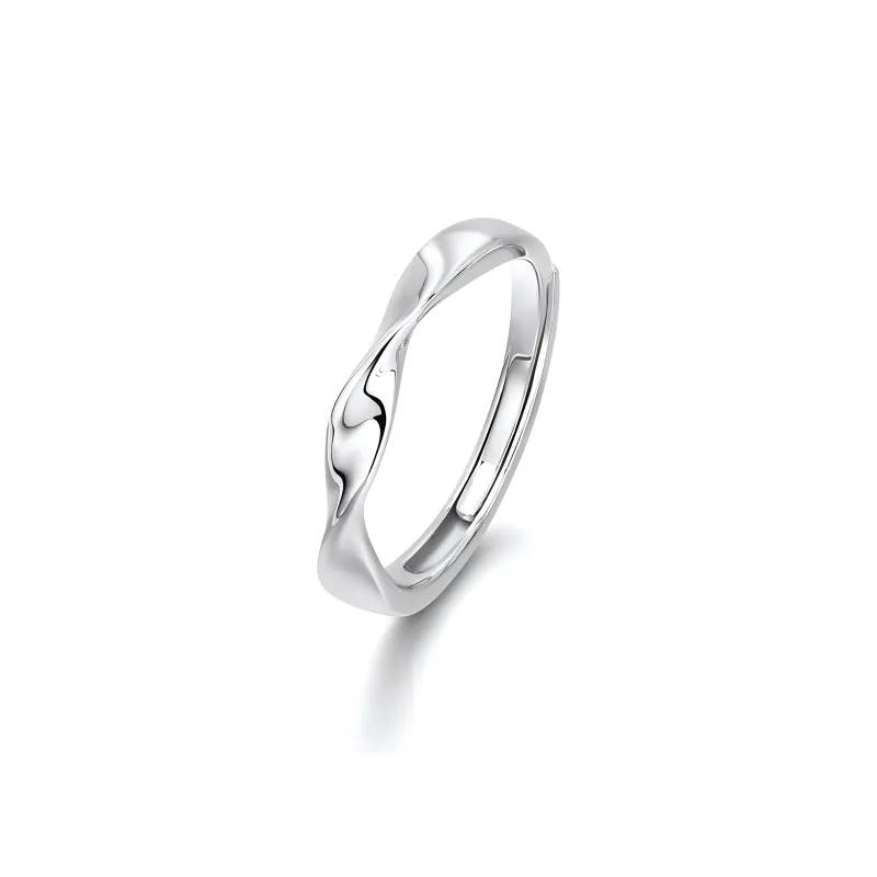 Central Fashion 999 Fine Silver Rings Unisex-10