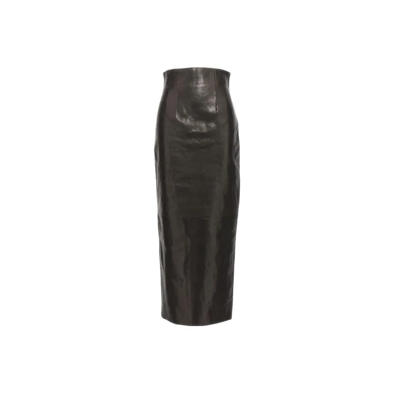 KHAITE Loxley Skirt 'Black'-0